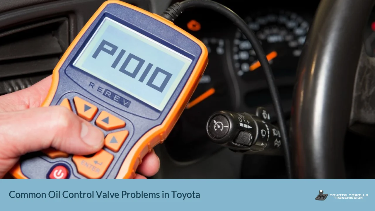 Common Oil Control Valve Problems in Toyota