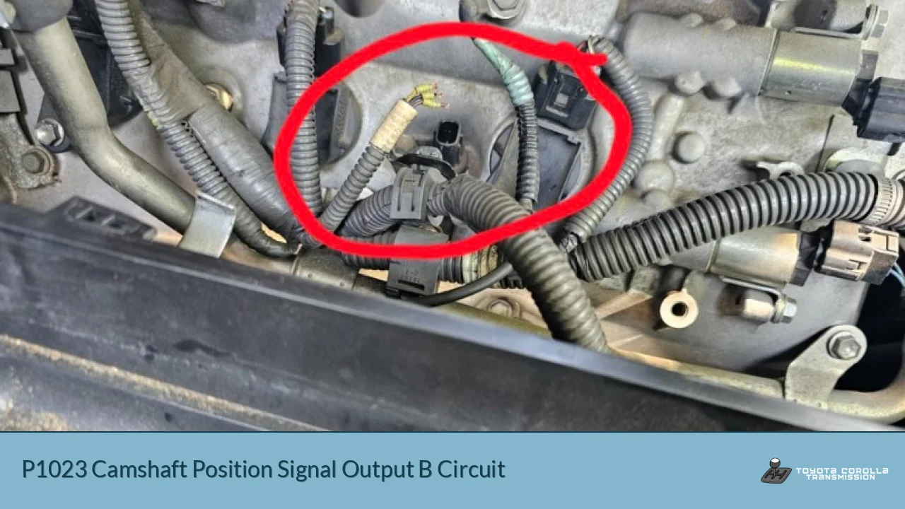 P1023 Camshaft Position Signal Output B Circuit