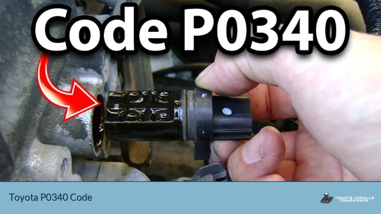 Toyota P0340 Code