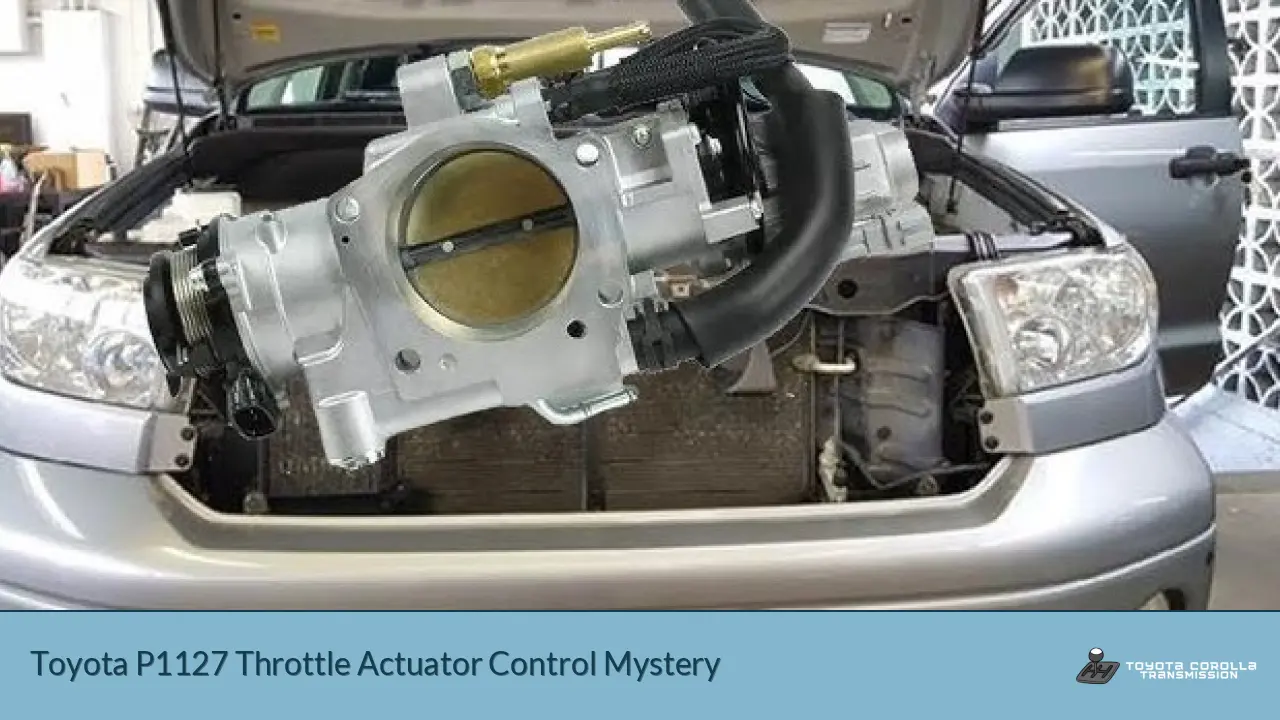 Toyota P1127 Throttle Actuator Control Mystery