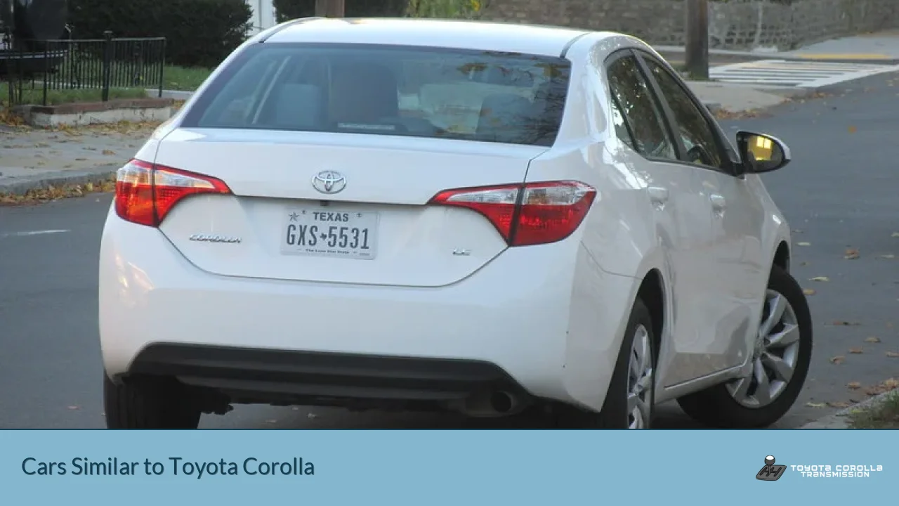 Cars Similar to Toyota Corolla