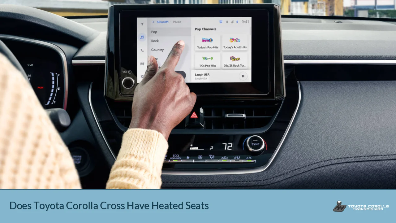 Does Toyota Corolla Cross Have Heated Seats