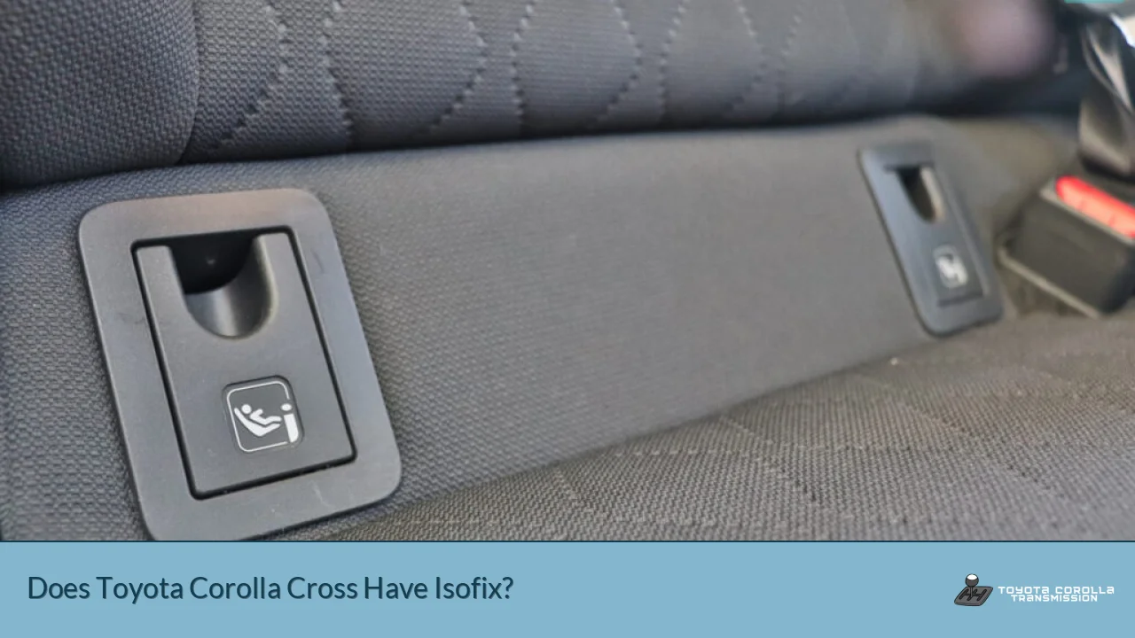 Does Toyota Corolla Cross Have Isofix?