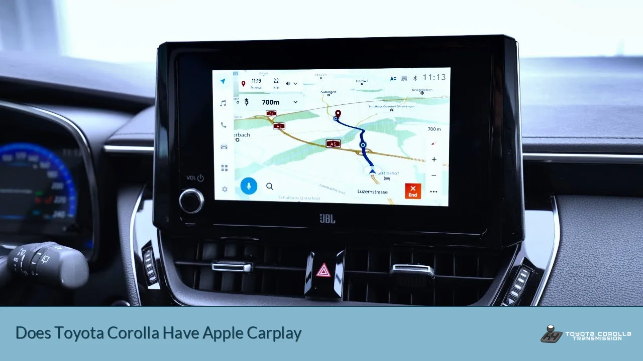 Does Toyota Corolla Have Apple Carplay