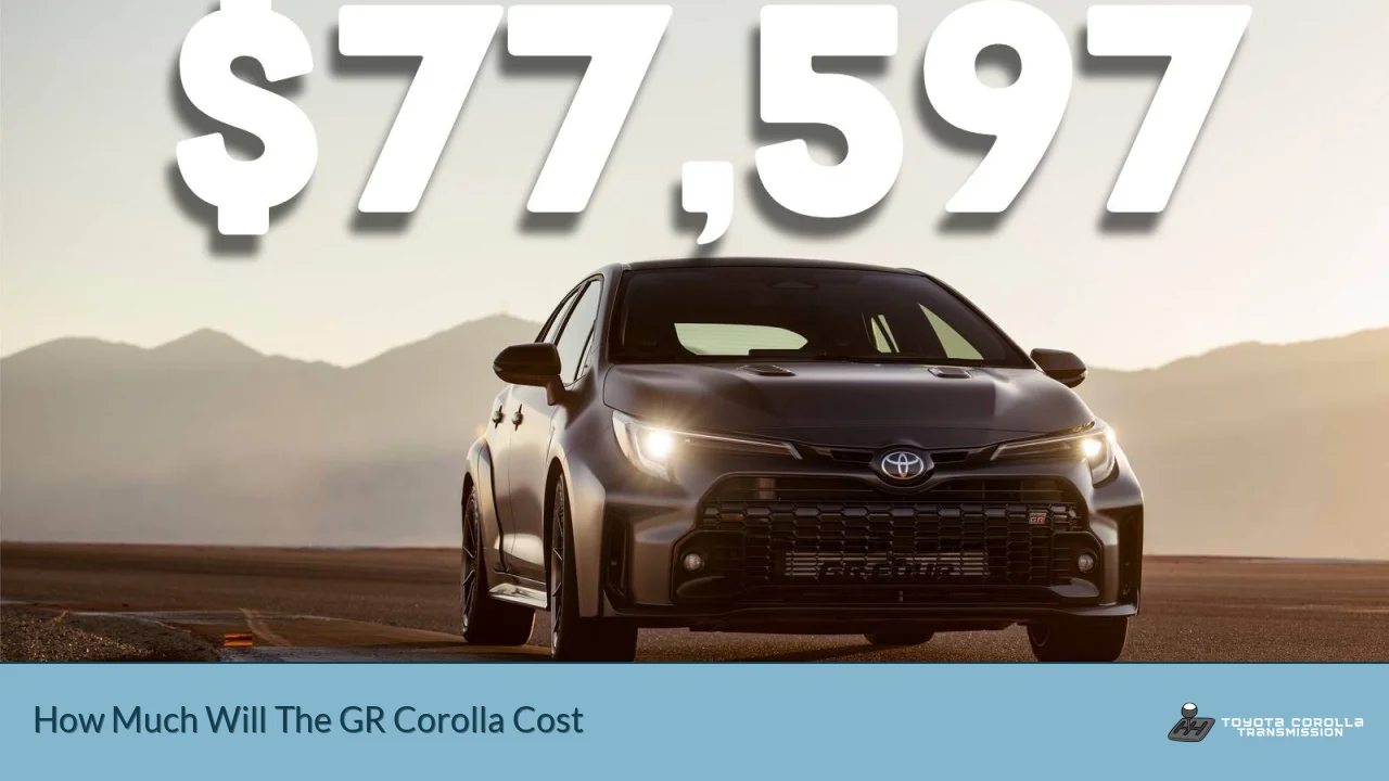 How Much Will The GR Corolla Cost