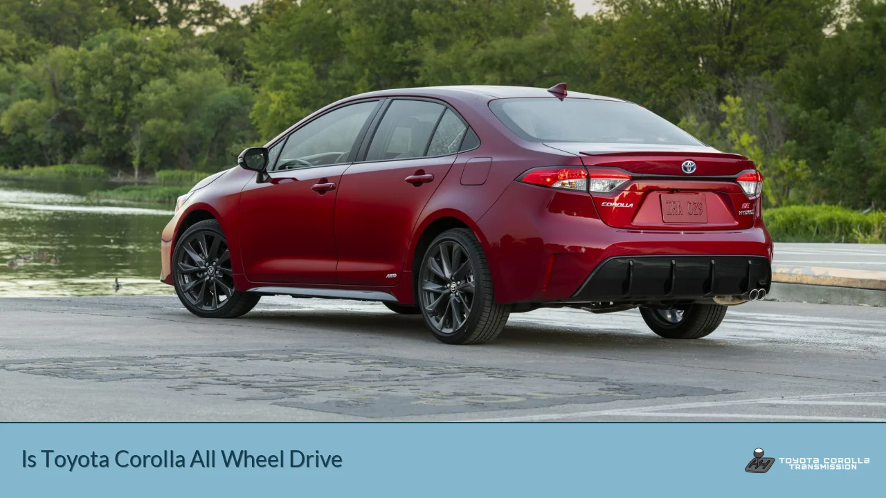 Is Toyota Corolla All Wheel Drive