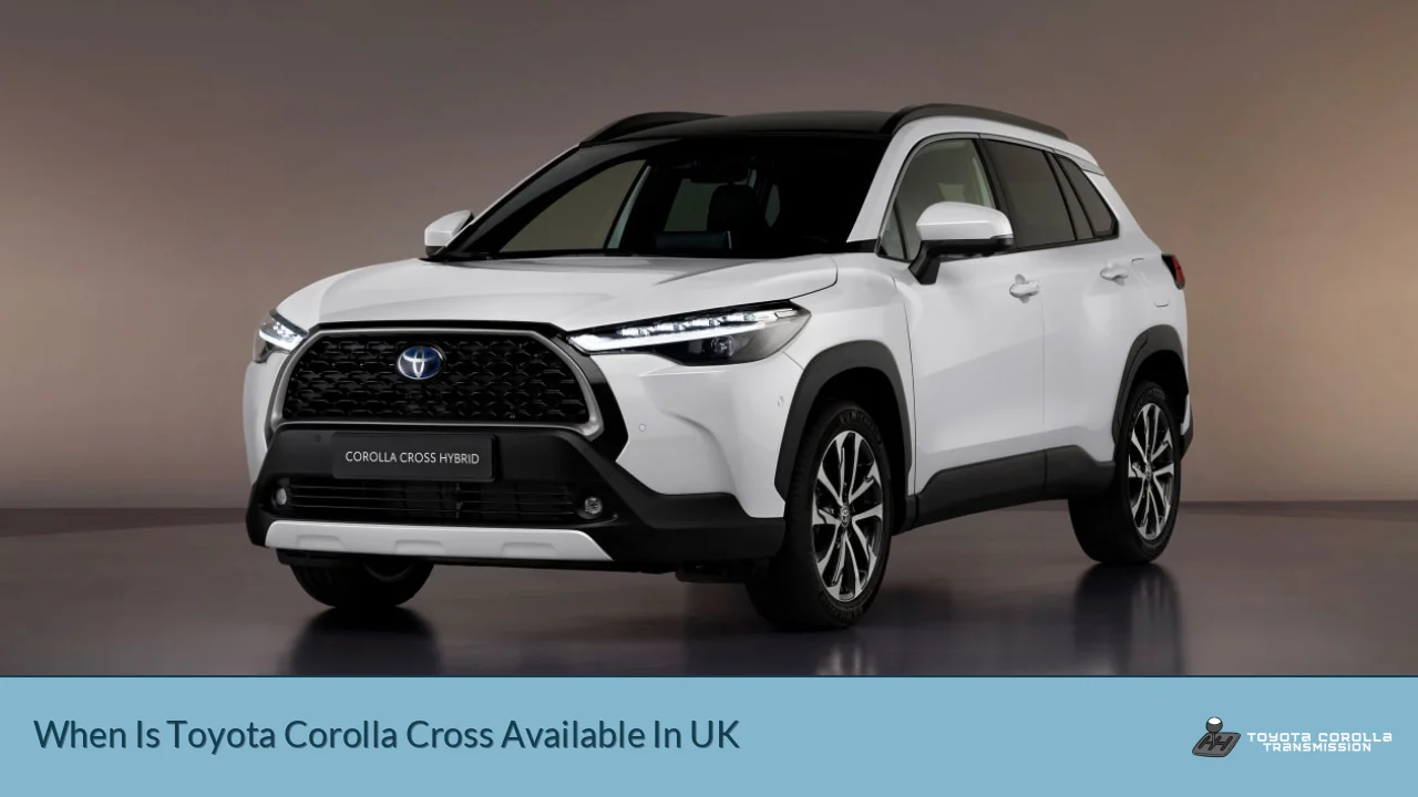 When Is Toyota Corolla Cross Available In UK