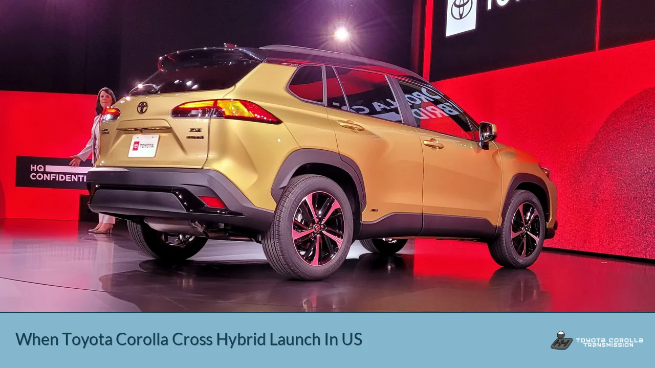 When Toyota Corolla Cross Hybrid Launch In US