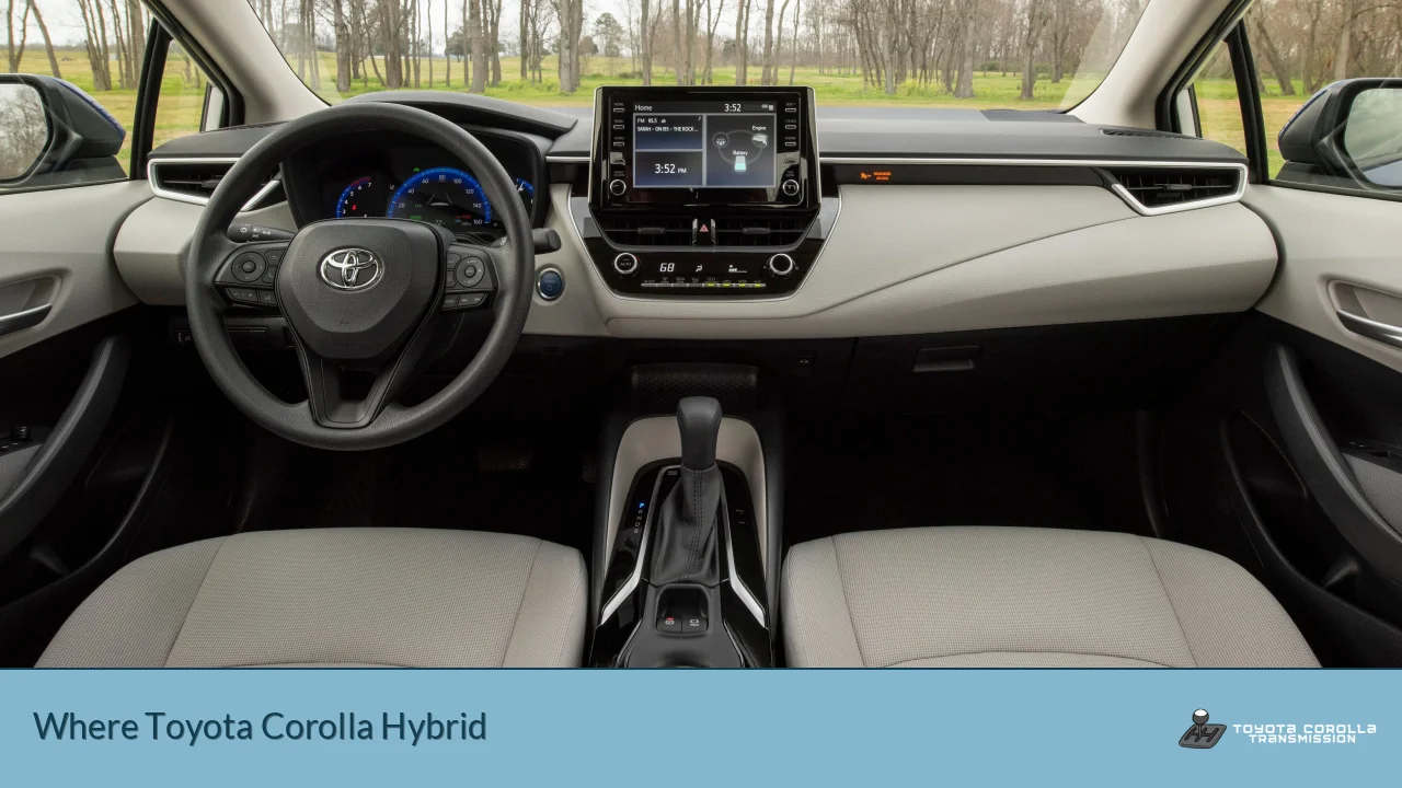 Where Toyota Corolla Hybrid